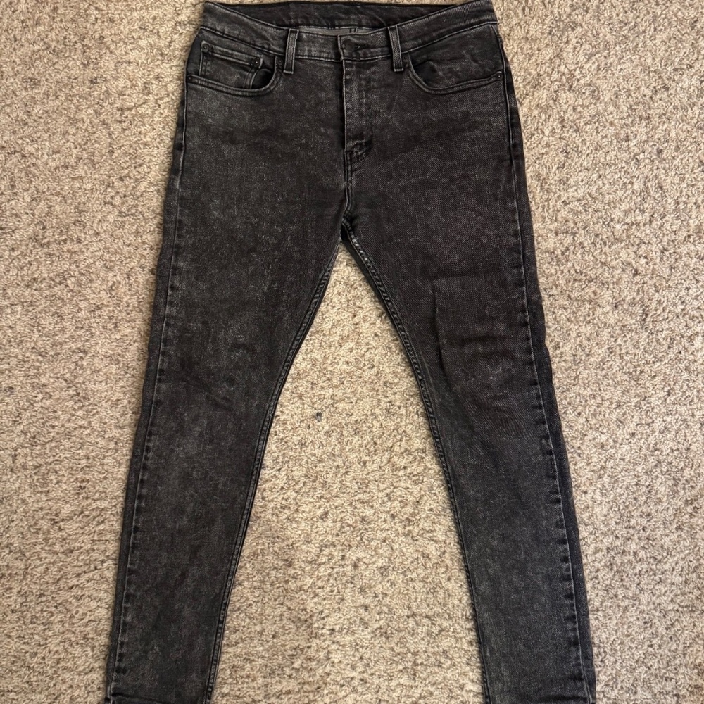 Levi's 512 32x32 Dark Grey Huggy Men's Slim Taper Jeans